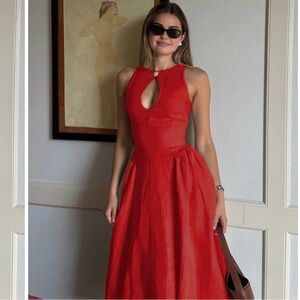 Commense seina linen dress